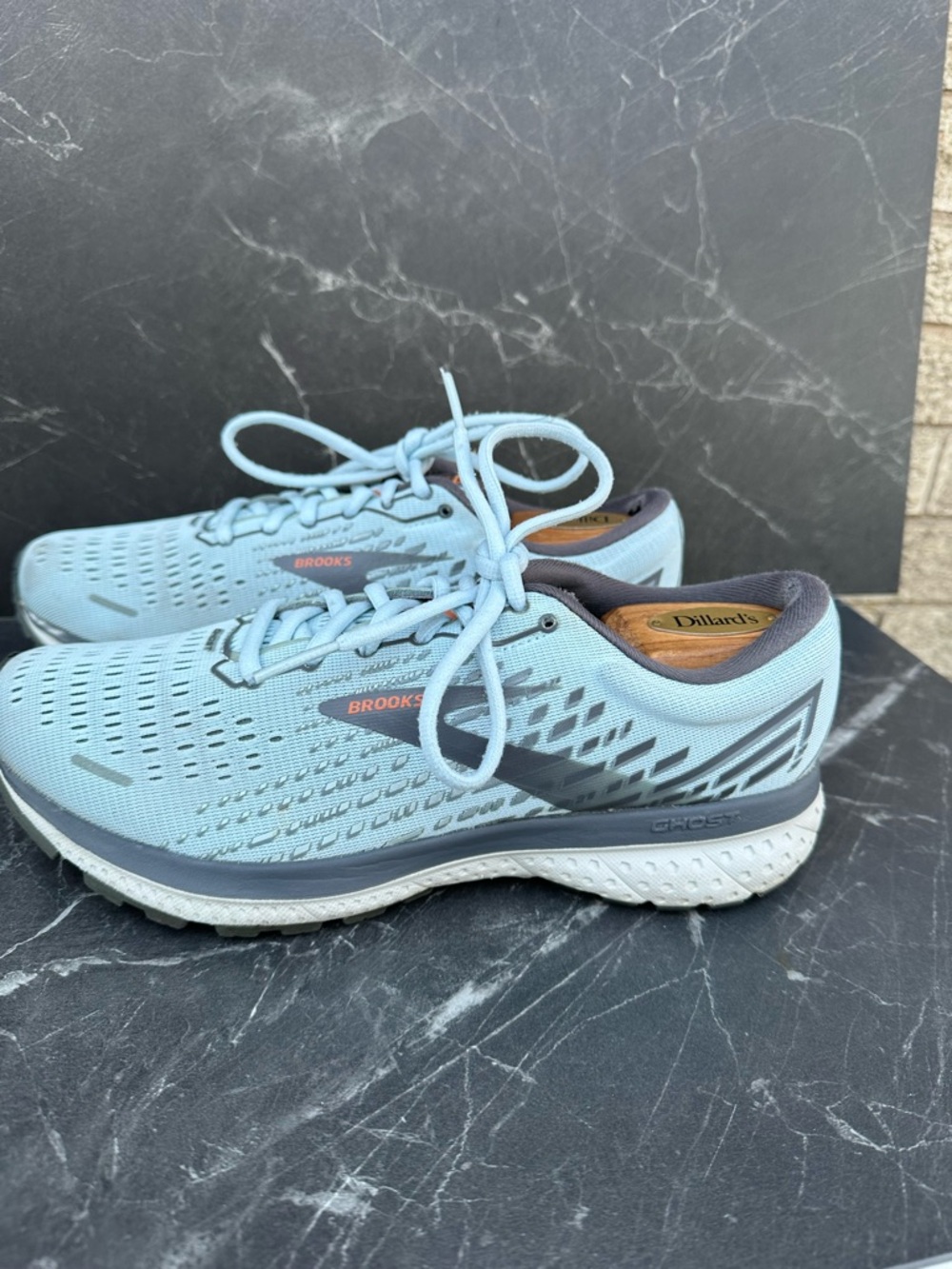Brooks Women's Light Blue Ghost Running Shoes size 9 - Picture 2 of 7